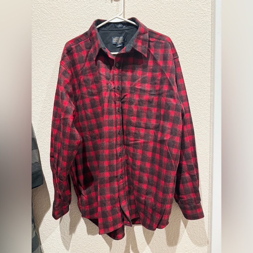 Pendleton Lodge Shirt XL – 100% Virgin Wool